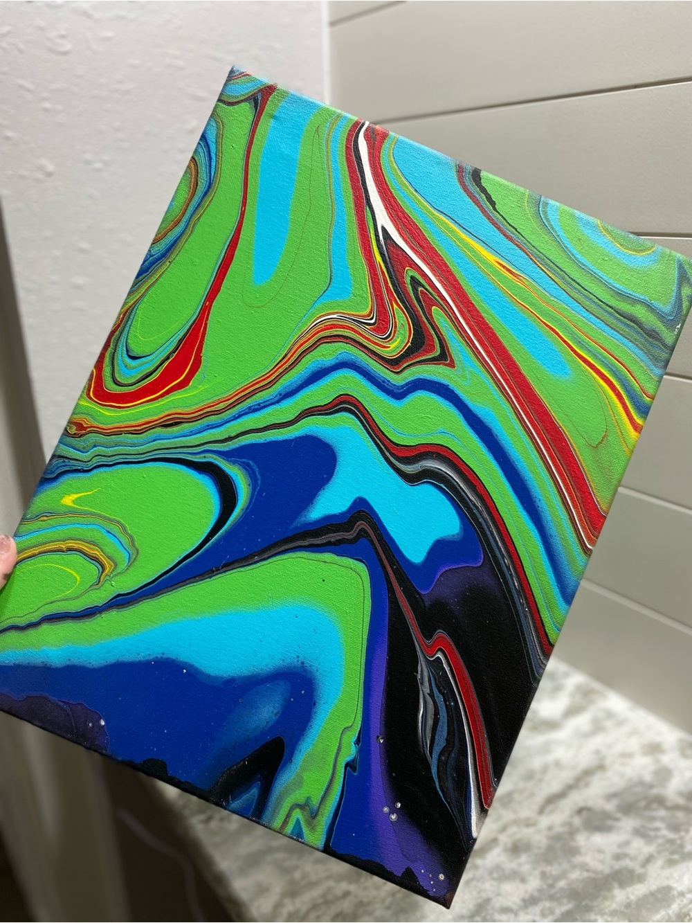 Colorful Abstract Canvas Art - Picture 4 of 4